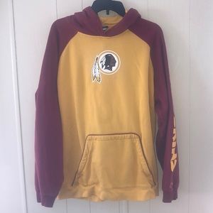 Worn couple times. Authentic NFL Redskins hoodie